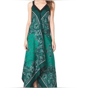 Michael Kors silk paisley bandana print dress